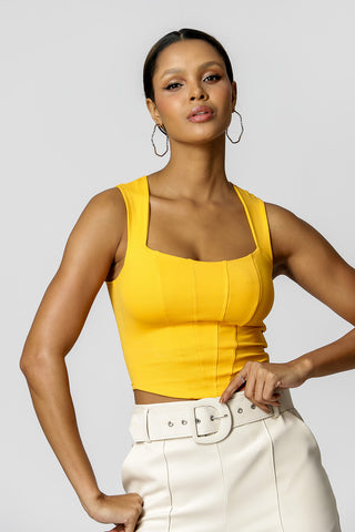 Blusa Corsé - MOSTAZA 3
