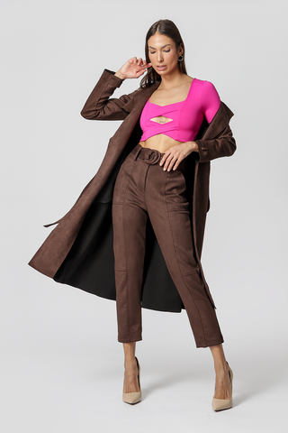 Blusa Cropped Tiras - PINK 1