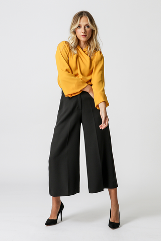 Blusa Transpassada - MOSTARDA