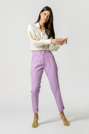 Camisa Com Abertura Na Manga - GELO