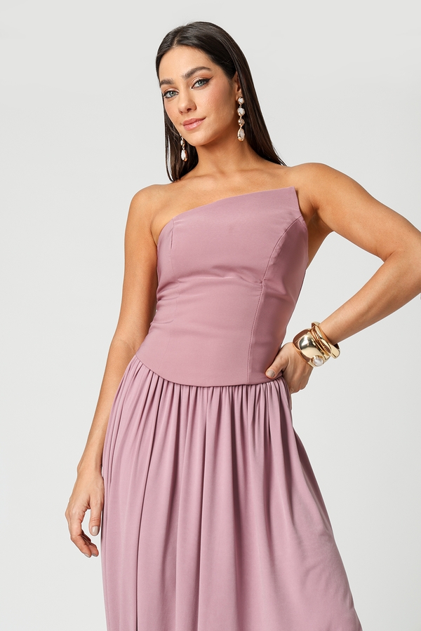 Top Alfaiataria Bico Assimétrico