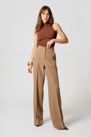 Calça Pantalona Com Vinco - FENDI