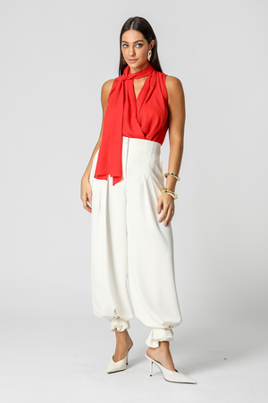 Blusa Cachequer com Lenço