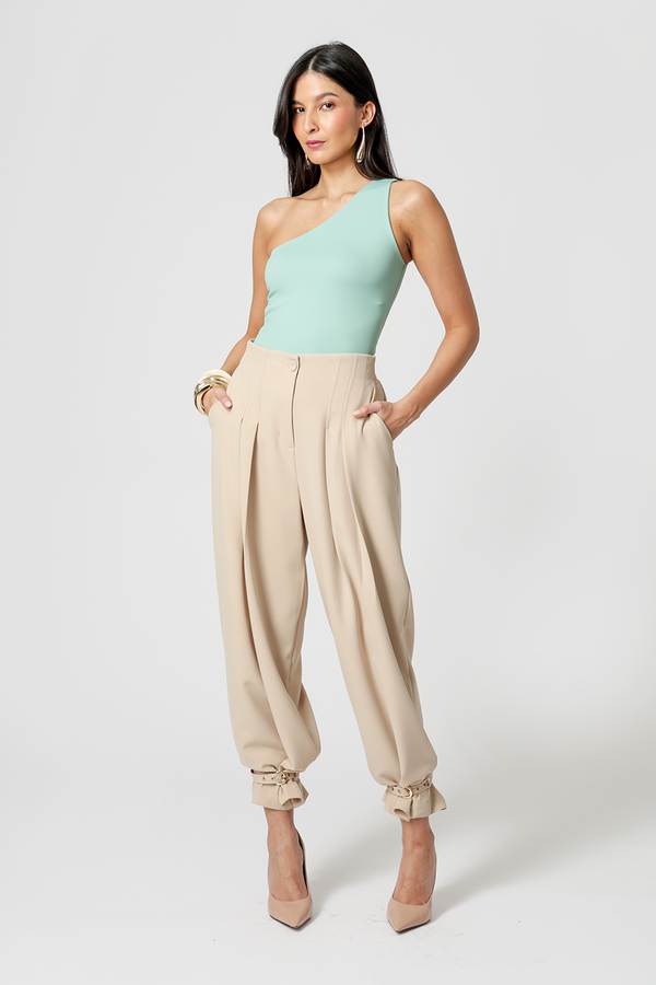 Blusa Ombro Único Malha Amni - MINERAL