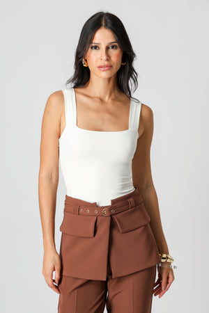 Blusa Alça Larga - OFF WHITE