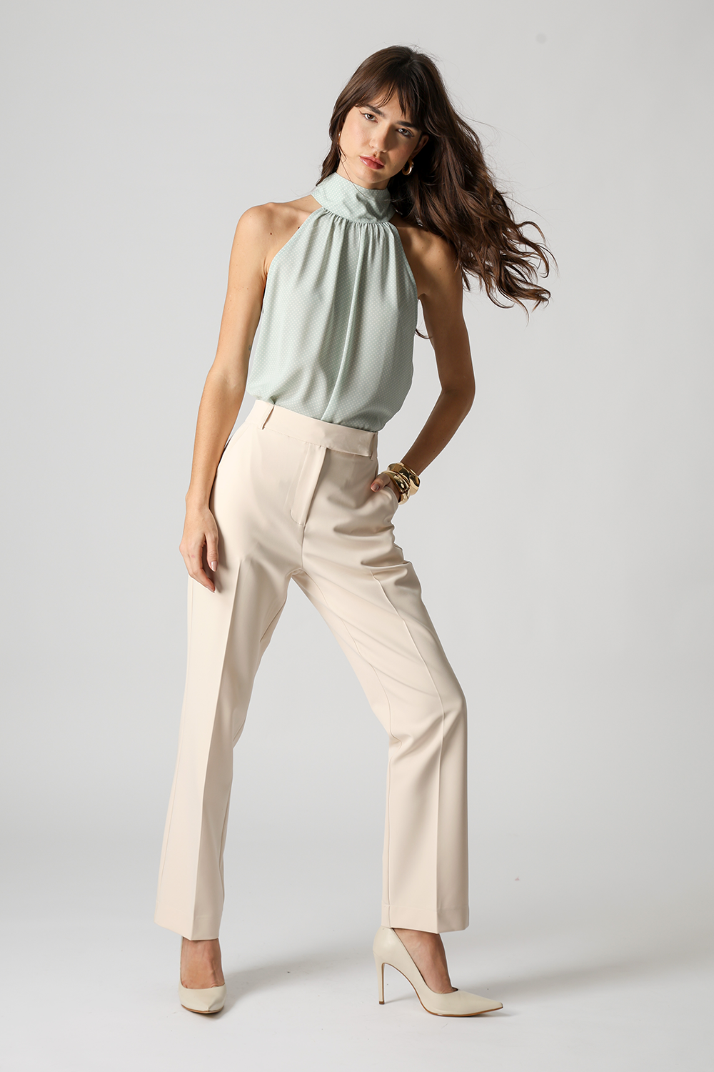 Calça Reta Cós Minimalista - CRU