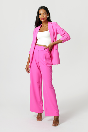 Calça Alfaiataria Pantalona Cós Minimalista