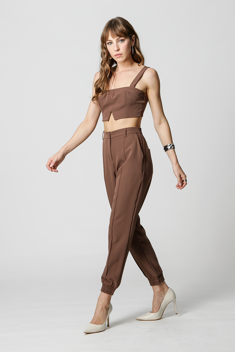 Top con detalle de abertura - CAFE