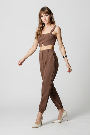 Top Com Detalhe De Fenda - CAFE