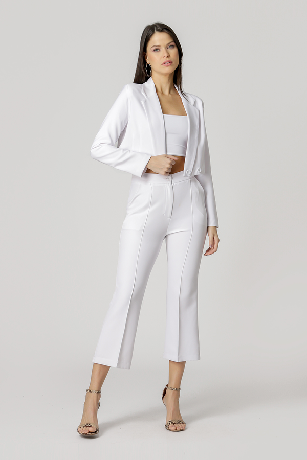 Blazer Cropped Alfaiataria