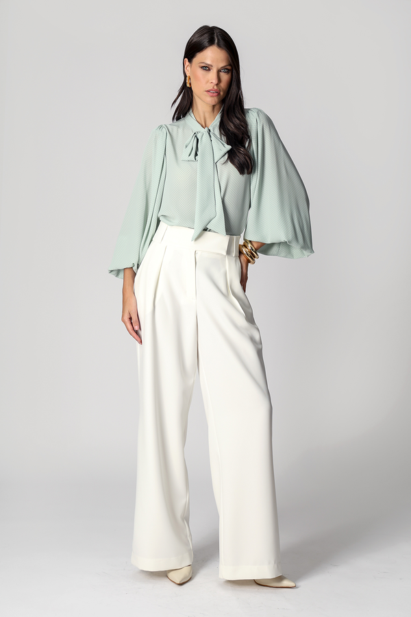 Blusa Estampada Com Laço - MINERAL 90167