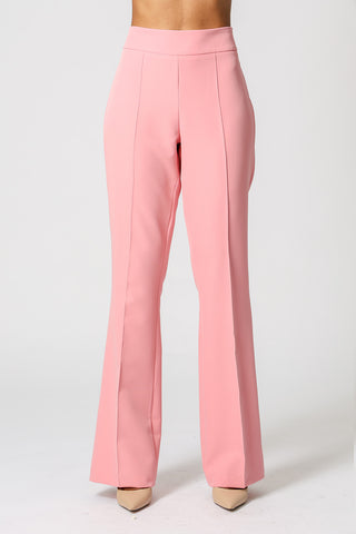 Calça Semi Flare Alfaiataria - ROSA