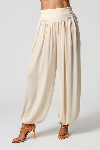 Calça Aladim Em Chiffon Glass - CRU