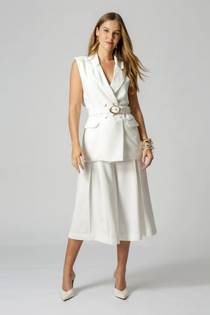 Colete Alfaiataria 4 Botões - OFF WHITE