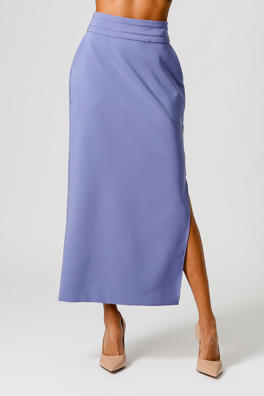 Saia De Alfaiataria Reta - AZUL