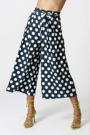 Calça Pantacourt Estampada - OFF WHITE 7167