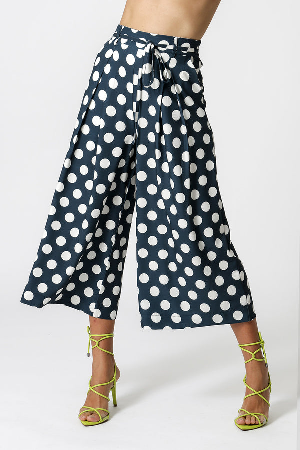 Calça Pantacourt Estampada - OFF WHITE 7167