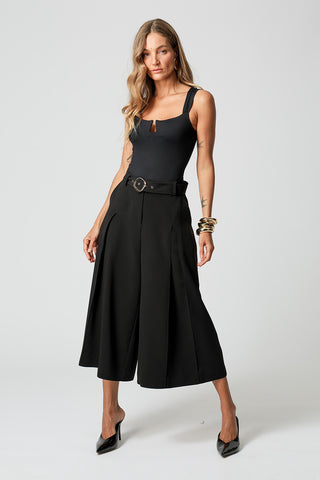 Body Com Decote Diferenciado - PRETO