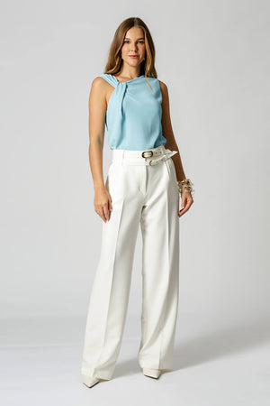 Blusa Decote Assimétrico Com Prega - CIANO CL