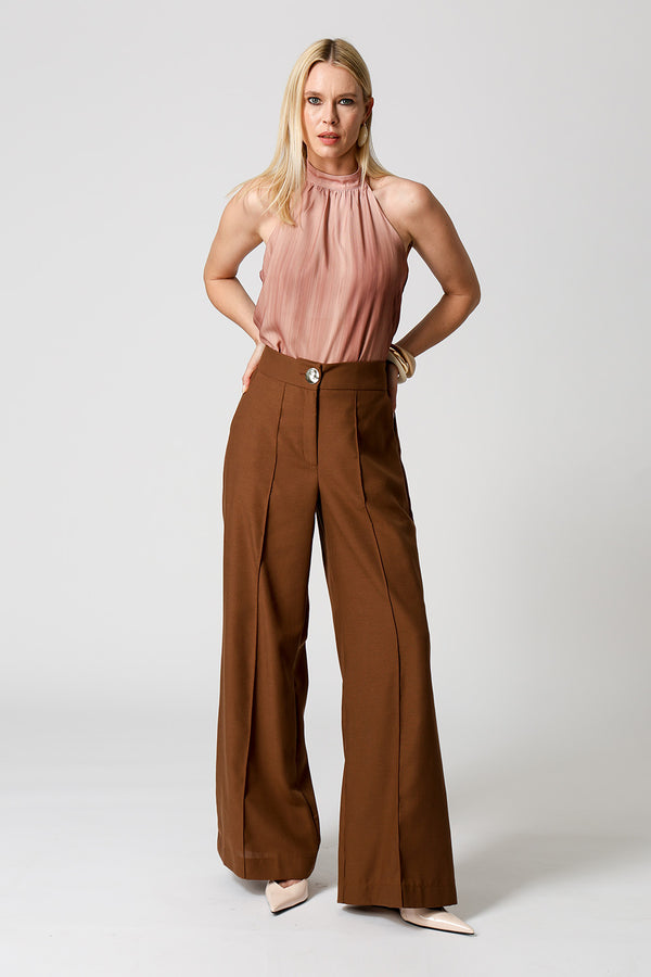 Blusa Estampada Cava Americana - AREIA 6092