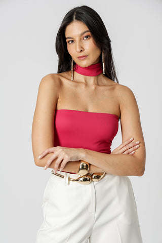 Blusa Com Gola Amni - PINK