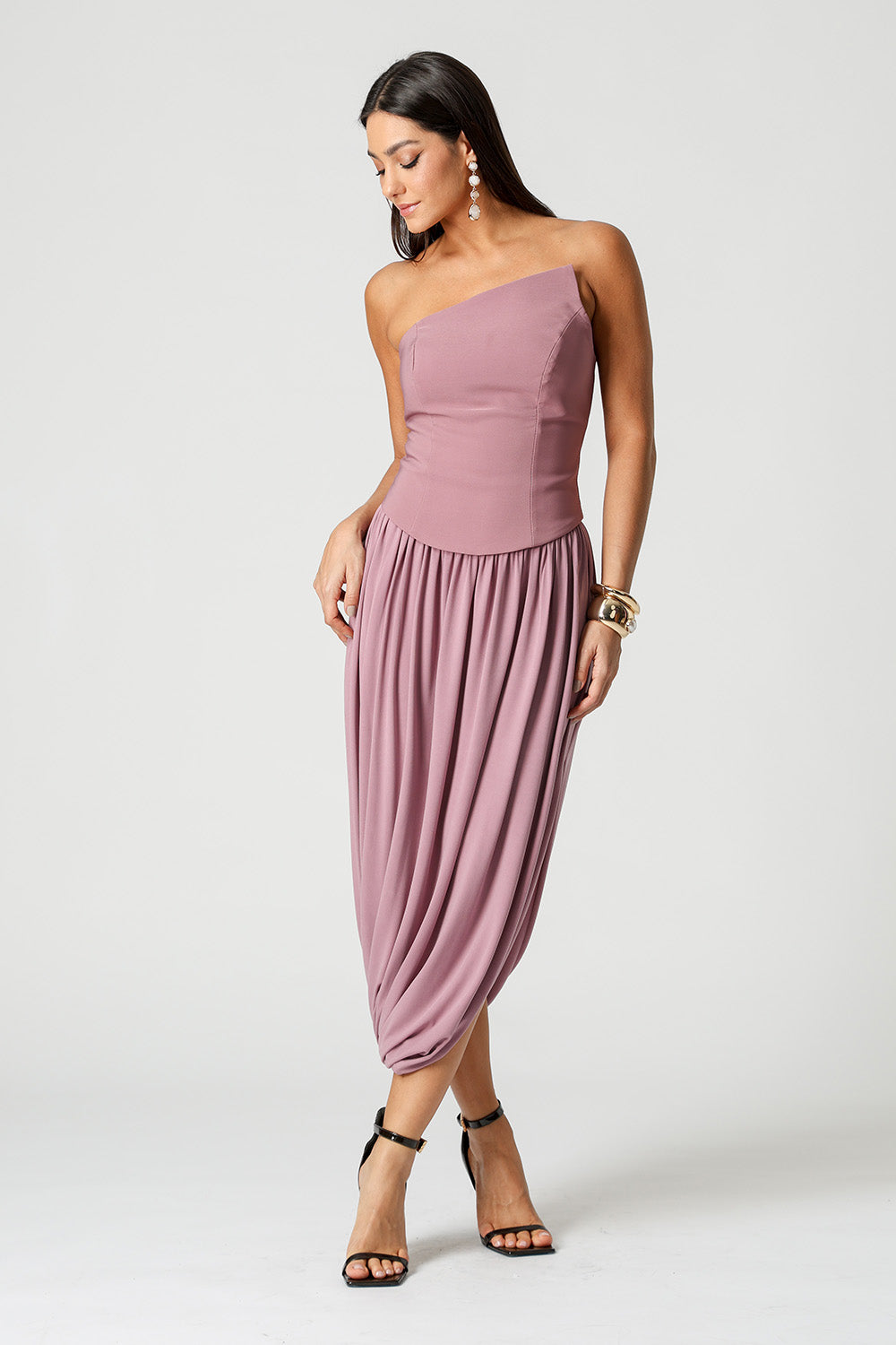 Top Alfaiataria Assimétrico