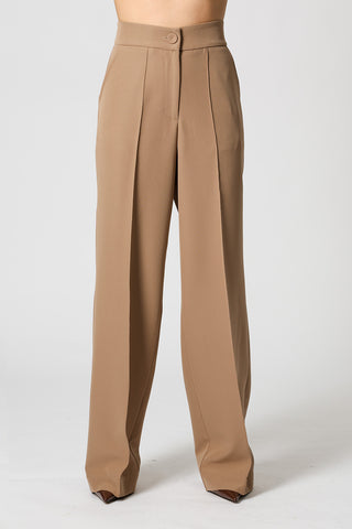 Calça Pantalona Com Vinco - FENDI
