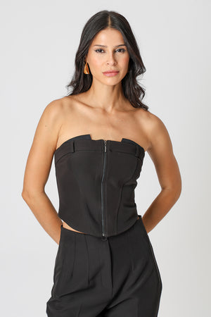 Top Strapless Alfaiataria