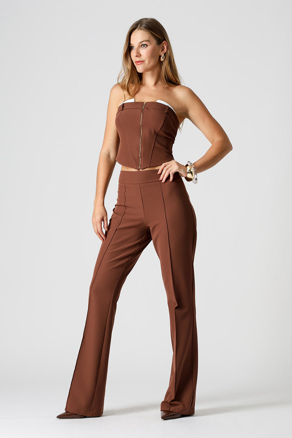 Top Strapless Alfaiataria