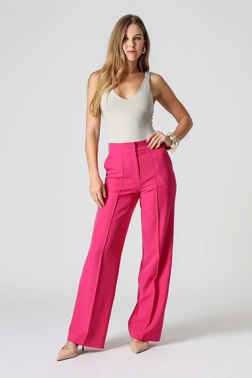 Body Alça Franzida - GELO ESC