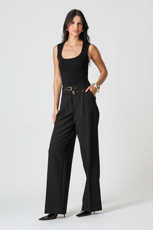 Regata Canelada Decote Quadrado