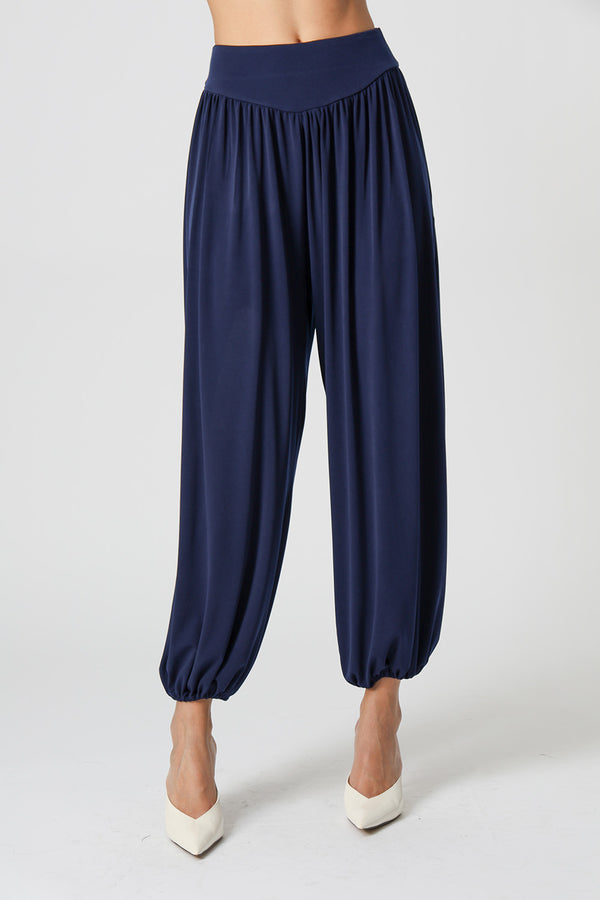 Calça Aladim Em Malha Ity - MARINHO