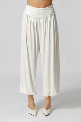 Calça Aladim Em Malha Ity - OFF WHITE