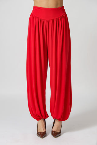 Calça Aladim Em Malha Ity - VERMELHO