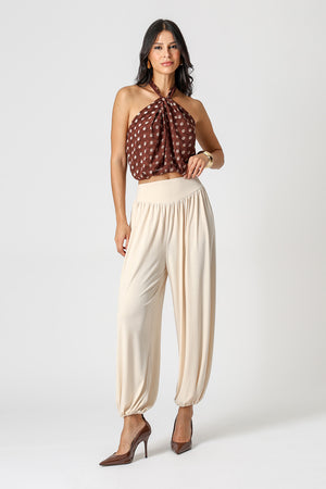 Blusa Frente Única Chiffon Glass