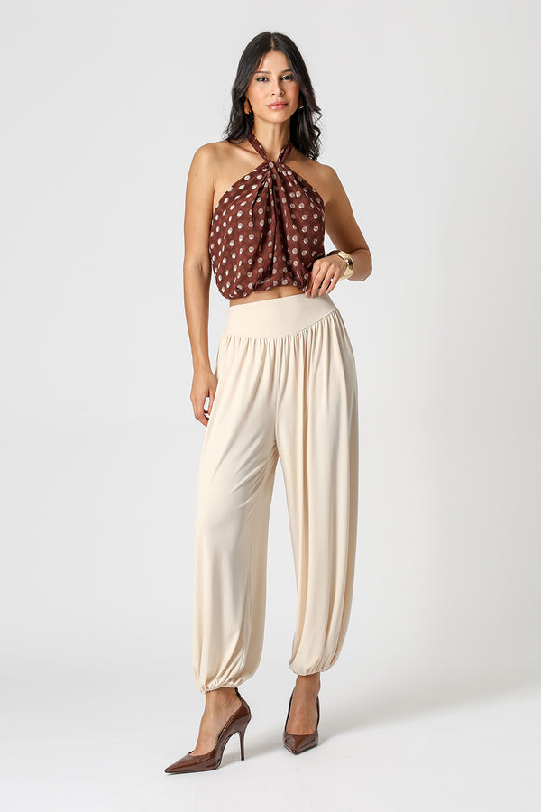 Blusa Frente Única Chiffon Glass