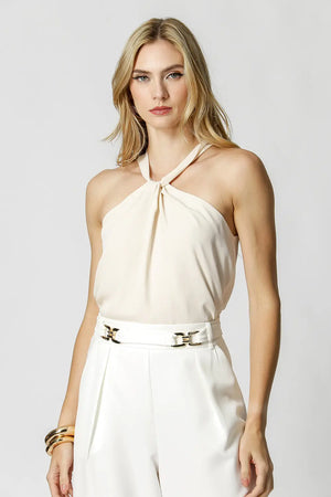 Blusa Com Gola Transpassada TRIMIX