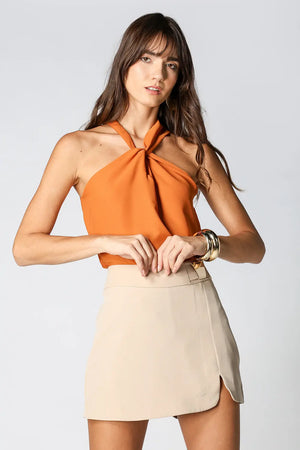 Blusa Com Gola Transpassada TRIMIX