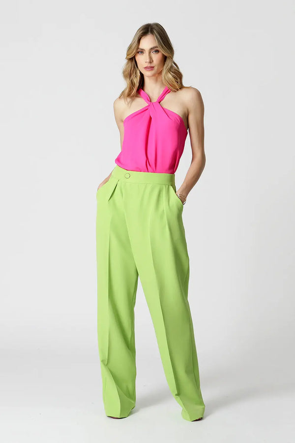 Blusa Com Gola Transpassada TRIMIX