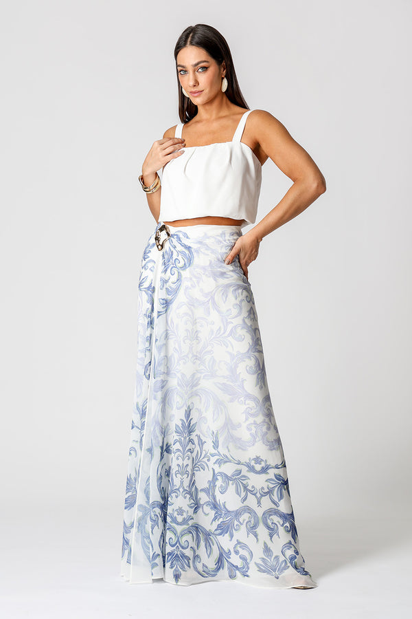 Blusa Balonê Alça Larga