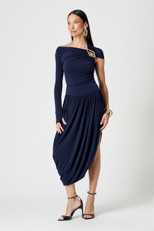 Blusa Ombro Único Com Fivela Malha ITY