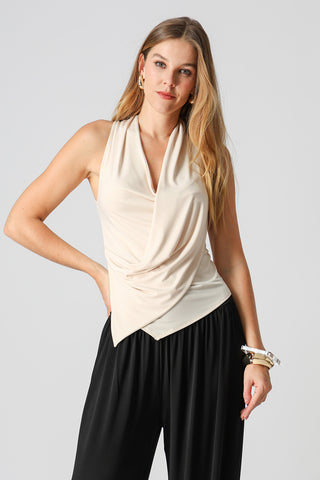 Blusa Decote Degagê Transpassada - CRU