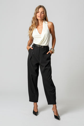 Blusa Decote Degagê Transpassada - OFF WHITE