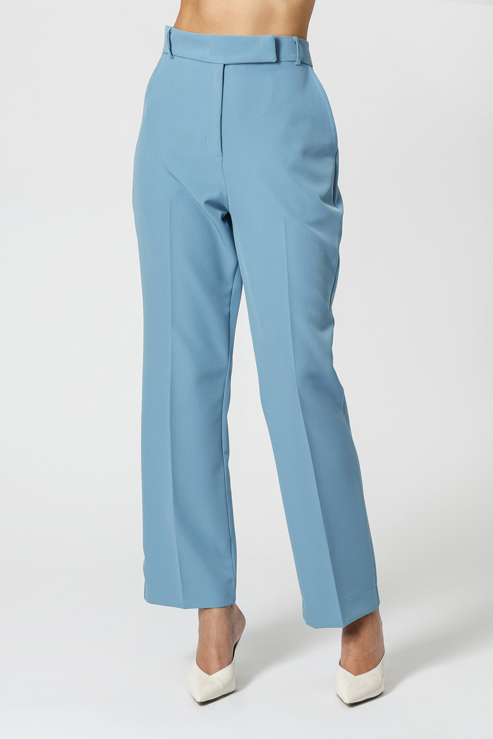 Calça Reta Cós Minimalista - DENIM