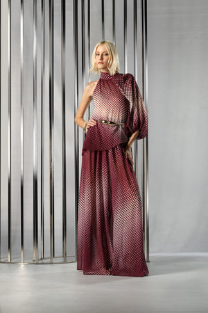 Calça Pantalona Chiffon Glass