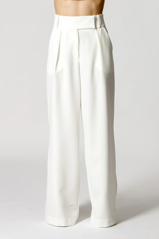 Calça Pantalona Cós Minimalista - OFF WHITE
