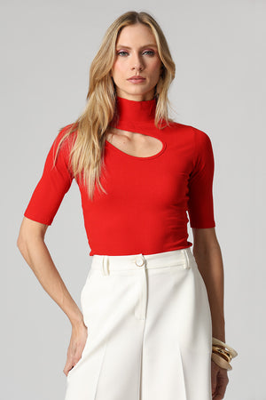 Blusa Detalhe Vazado No Ombro