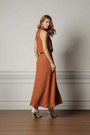 Blusa Decote Degagê Com Textura Honeycomb TRIMIX