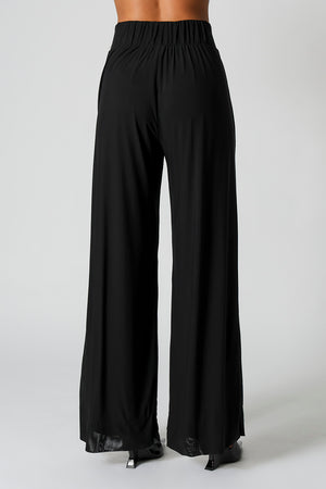Calça Pantalona Em Tule TRIMIX