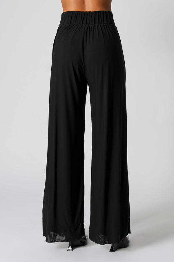 Calça Pantalona Em Tule TRIMIX
